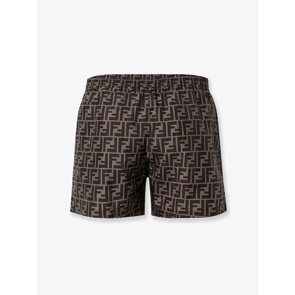 Fendi Men Ff Nylon Swim Trunks - Picture 2 of 3